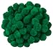 Creativity Street Pom Pons 100-Piece x 1 Inch, Kelly Green