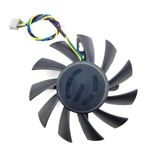 Ventilateur de carte graphique DASA0815R2U for GTX460 550TI, 12 V CC, 0,60 A, 75 mm de diamètre, refroidissement à 4 broches