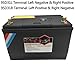 Universal 12v LiFePO4 Automotive Battery 80Ah 1600CCA Lithium Iron Phosphate Battery Built-in BMS Protection Board Deep Cycle LFP Replacement Battery - Replaceable 95D31R Lead-Acid battery