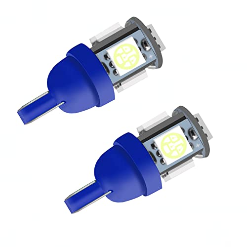 10 Pack Bombilla LED T10 194 168 Azul Hielo miniatura 2