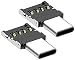 Produktbild lucklystar® Adapter USB C auf USB 2.0 Kabel SB-C Typ C (Type C) Stecker auf USB 2.0 Buchse .2pcs