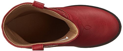 Baby Deer Kids' Pointed Toe Western Boot, Red, 12