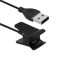 Vista 6 de Threeeggs Cargador compatible con clip de cable de carga Fitbit Alta de 39.4 in / 3.3 pies (paquete de 2)