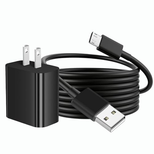 Old Android Charger Fast Charging Micro Cord Compatible fo LG Flip Phone G5/G4/G3/G2/V10/K10/K8/K7/Stylo 2 3/Lucky/Classic Flip, CAT S30 S40 S41 S50 S60 B15 B25 Micro USB Cable 5V 2A Power Adapter 6FT
