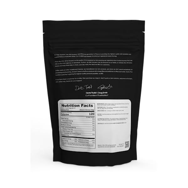 True Nutrition rBGH/Soy Free Whey Protein Isolate [Milk] 100 Grass