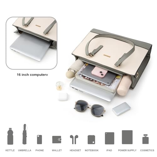 Image of Women Fashion Handbags Tote Bag Shoulder Bags Top Handle Satchel Purse Set