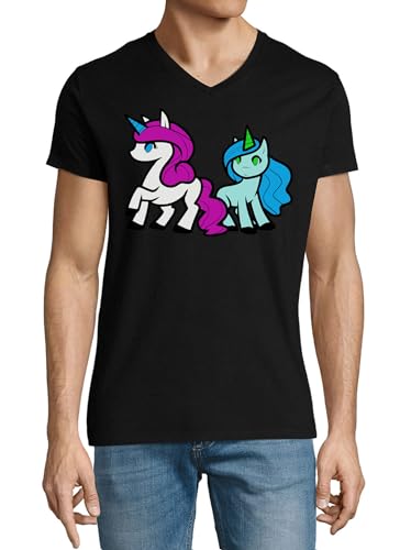T-shirt col en V coton homme noir idéal pour vos sorties urbaines