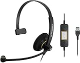 sennheiser sc 75 Buena calidad de sonido Sennheiser SC 30 - Monoauricular con micrófono, Color Negro