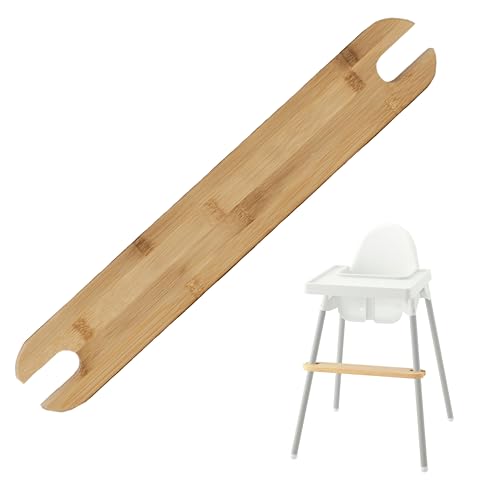 Yeah Baby Goods Adjustable IKEA High Chair Footrest (Bamboo) - Attachable IKEA Antilop Highchair Footrest for Safer Mealtimes