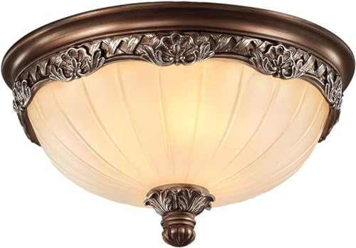 Plafonnier de plafond en verre lumineux américain pour optimiser les espaces bas