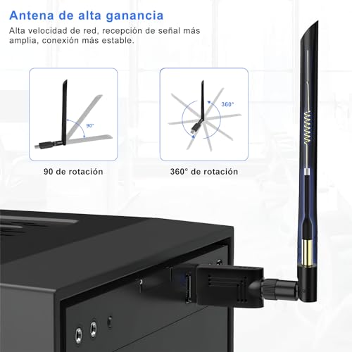 Redes, Wireless adaptador wifi pc escritorio Marca Yostyle (2)