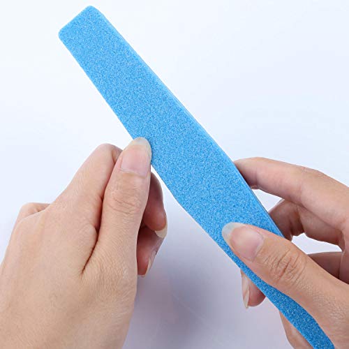 20 Pieces Nail Buffer Block Sponge Nail File Washable Double Sided 100/180 Sanding Block Buffing Files #TOP4