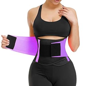 VENUZOR Waist Trainer Belt for Women – Waist Cincher Trimmer – Slimming Body Shaper Belt – Sport Girdle Belt (UP Graded)
