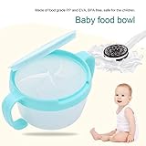 Hztyyier Collapsible Silicone Baby Snack Cup, Dual Handle Spill-Proof Snack Catcher Food Bowl Snack Container for Children Baby Toddlers - Image 2