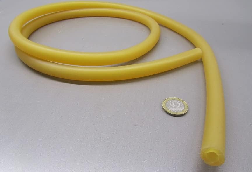 Latex Rubber Round Tubing 40A .562" (9/16") OD x .312" (5/16") ID x 5 Ft. Length 1 Roll