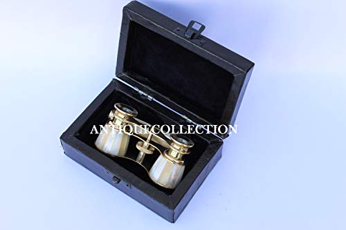 Binoculares Vintage Náuticos Estilo Opera Glass miniatura 3