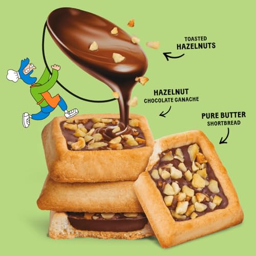 Image of Michel & Augustin Chocolate Hazelnut Shortbread Cookies, 15ct Bags, 3-Pack