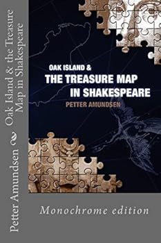 Paperback Oak Island & the Treasure Map in Shakespeare: Black and white edition Book