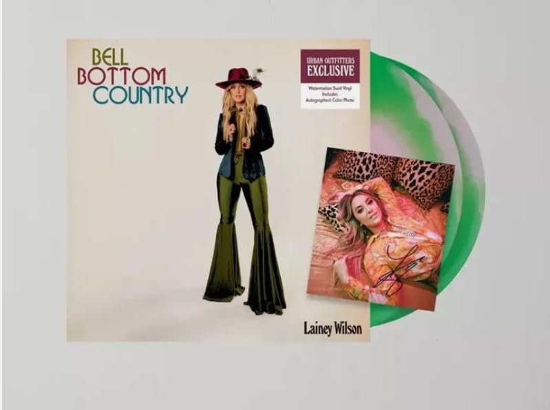 Bell Bottom Country Watermelon Swirl Signed by Lainey Wilson