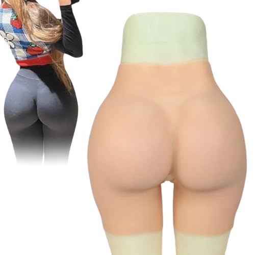 Culotte en silicone sans couture effet fesses rebondies et entrejambe ouvert