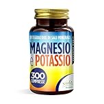 Magnesio e Potassio 300 Compresse - Integratore per Combattere Stanchezza, Affaticamento e Adattarsi al Caldo | Magnesio Citrato e Potassio Citrato Alta Assimilabilità e Lunga Durata