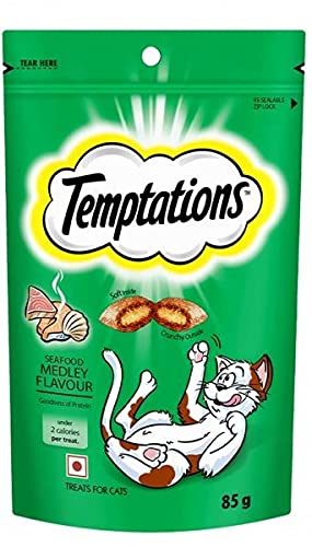 Temptations Cat Treat (Pack of 4, Seafood Medley)
