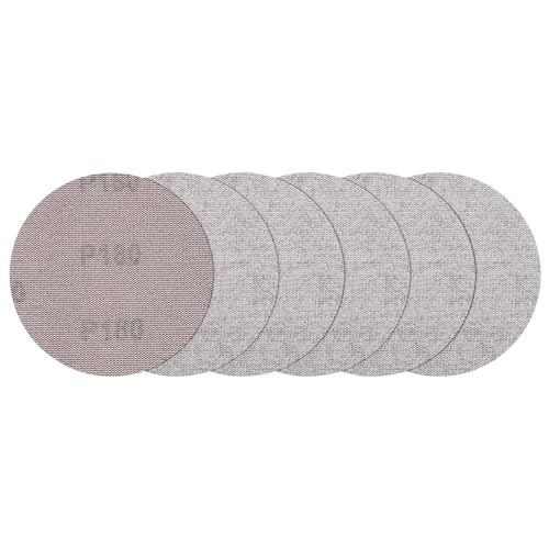 QUARKZMAN Disco De Lijado De Malla De 125mm, 50 Piezas, Lija De 180 Grit Sin Polvo Para Yeso, Almohadillas De Lijado De Gancho Y Bucle Para agramasa De Piso
