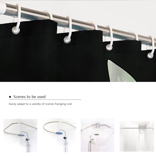 Rideau de douche antimoisissure 200x200 cm imperméable rideau polyester lavable - 5