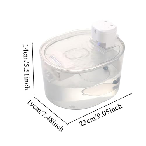 Dispensador de agua para gatos recargable y silencioso para interior 3