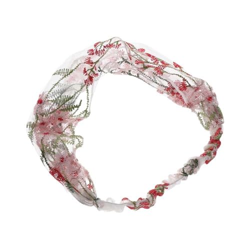 Schlichte florale Spitzen-Stirnbänder, Damen-Kopfschmuck, bestickte Stirnbänder, Haar-Accessoires