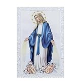 quadri madonna di pompei Il quadro della Madonna Miracolosa raffigura la Madonna con raggi di luce che emanano dalle sue mani, simboleggiando le grazie e le benedizioni che offre ai devoti