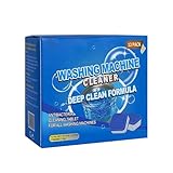 Washing Machine Cleaner Tablets, Cleans Front and Top Load Washers, Including HE Models, Removes Residues and Grime, 6 Count Pack