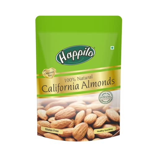 Image of Happilo Premium 100% Natural Californian Almonds, 35g (Pack of 12), Dry Fruits
