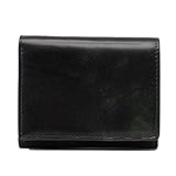 [スノビスト/SNOBBIST] 三つ折り財布 ミニ財部 ミュージアムカーフ 使用 財布 メンズ (グリーン)