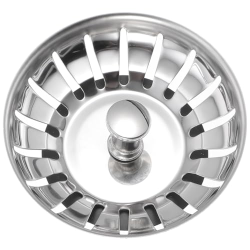 Tapón para desagüe de fregadero de acero inoxidable