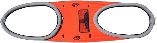 Miniatura 5 de Advanced Elements AE1007-E - Kayak inflable convertible Elite AdvancedFrame, rojo, 15 pies y conversión de doble cubierta, rojo