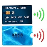 COMNICO 9PCS RFID Blocking Sleeves Colorful Credit Debit Card Holder Identity Card Protector Electronic Theft Protection Secure Sleeve for Women Men - Image 5