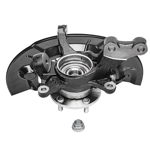 Image of Detroit Axle - Front 2pc Steering Knuckles for 2013 2014 2015 2016 Toyota Avalon 2 Steering Knuckles & Wheel Bearing Hubs Assembly Replacement