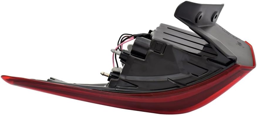 KarParts360 For Hyundai Kona 2018 2019 2020 2021 Tail Light Driver Side | Outer | Red Lens | PC+ABS Plastic Housing Material | With Bulbs | Replacement For HY2804157 | 92401-J9010