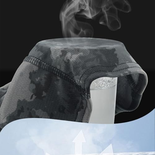 Image of 6 Packs Ski Mask Sun UV Protection Hood Breathable, Balaclava Face Mask for Men Women - Motorcycle Fish