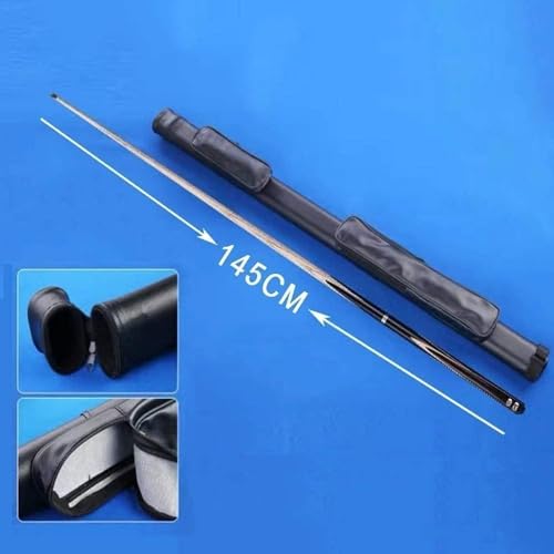Taco de billar profesional de 145 cm con punta 11.5 mm miniatura 2