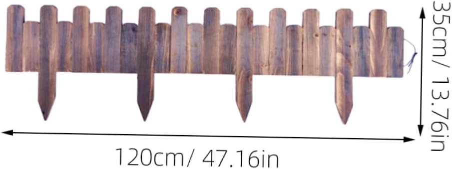VICASKY Garden Edging Border Fence Panel Flexible Landscape Fencing for Lawn Decoration and Reusable for Garden Beds and Plant Areas