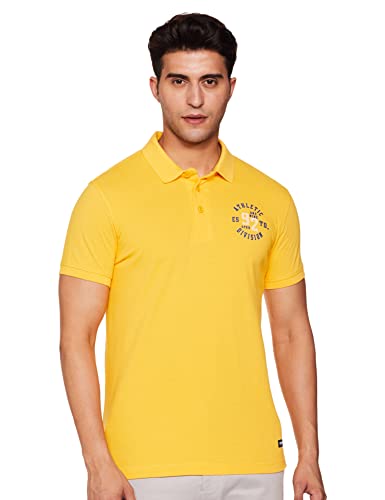 Image of Spykar Men's Cotton Solid Slim Fit T-Shirt