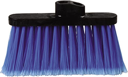 Cfs 3685314 Duo-Sweep Light Industrial Broom Head, 4" Long Blue Synthetic Bristles, 13" W X 7" H Overall #TOP3
