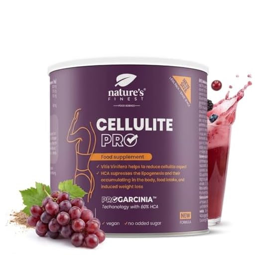 Nature's Finest by Nutrisslim Cellulite PRO - Anti-Cellulite - Stoffwechsel, Appetithemmer und Fettblocker zum Abnehmen für Damen - Vegan und Glutenfrei, 125 g