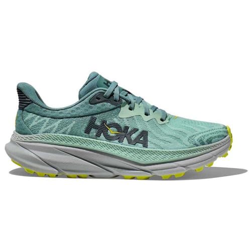 Hoka Women's Challenger 7 Shoes (Mist Green/Trellis, us_Footwear_Size_System, Adult, Women, Numeric, Medium, Numeric_9_Point_5)