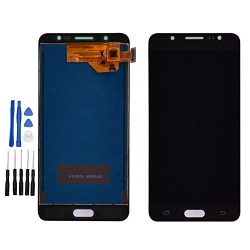 ixuan pour Samsung Galaxy J5 2016 J510FN J510Y Vitre Tactile Ecran LCD Assemblé (Non Châssis) de Remplacement (Noir)