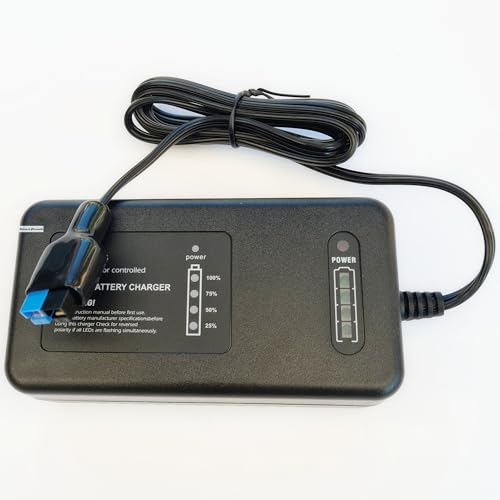 14.8 Volt 4 Amp Battery Charger for Motocaddy 'S' Series Golf Trolley 12.8v Lithium (LiFePo4) Batteries with Torberry Blue/Black Connector - Image 5