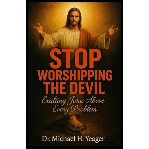 STOP WORSHIPPING THE DEVIL Audiolibro Por Michael Yeager arte de portada