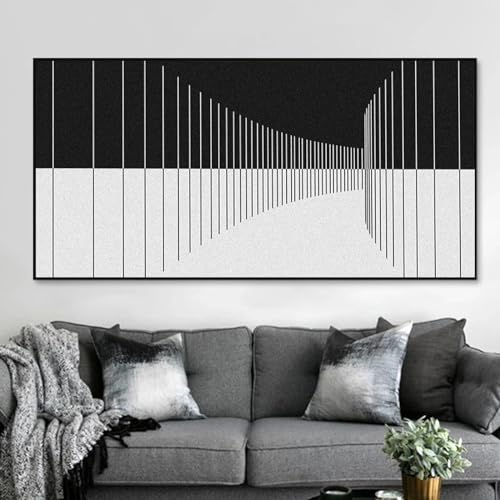 Affiches et impressions design géométrique toile 40x80cm